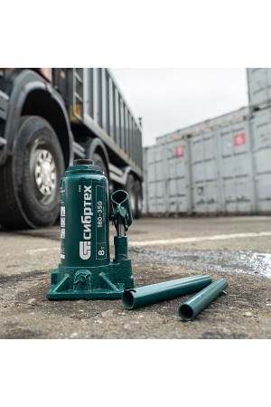 Домкрат гидравлический бутылочный, 8 т, 180-350 мм Сибртех