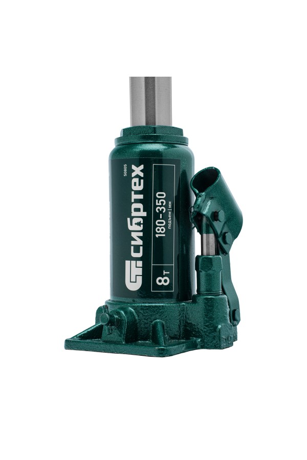 Домкрат гидравлический бутылочный, 8 т, 180-350 мм Сибртех