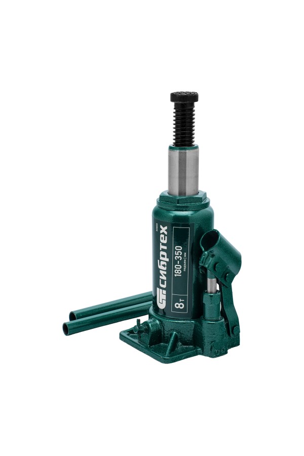 Домкрат гидравлический бутылочный, 8 т, 180-350 мм Сибртех