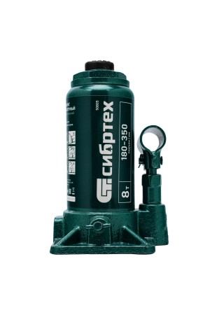 Домкрат гидравлический бутылочный, 8 т, 180-350 мм Сибртех