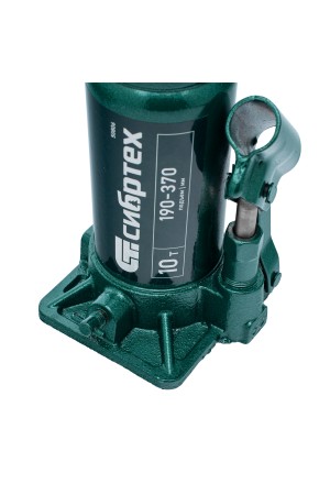 Домкрат гидравлический бутылочный, 10 т, 190-370 мм Сибртех