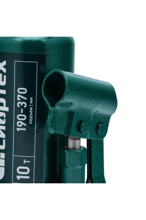 Домкрат гидравлический бутылочный, 10 т, 190-370 мм Сибртех