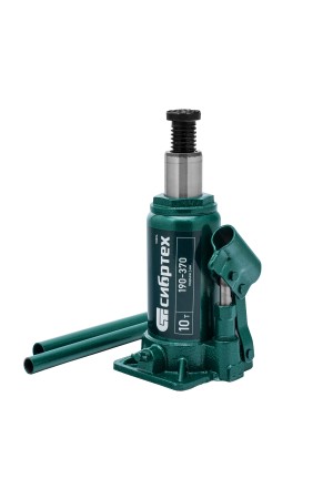 Домкрат гидравлический бутылочный, 10 т, 190-370 мм Сибртех