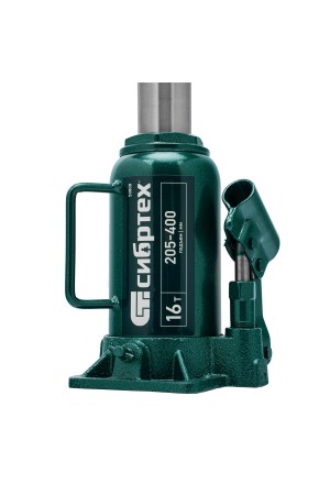 Домкрат гидравлический бутылочный, 16 т, 205-400 мм Сибртех