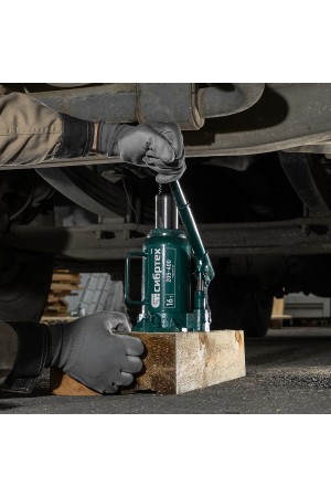 Домкрат гидравлический бутылочный, 16 т, 205-400 мм Сибртех