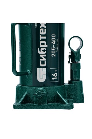 Домкрат гидравлический бутылочный, 16 т, 205-400 мм Сибртех