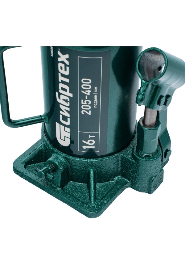 Домкрат гидравлический бутылочный, 16 т, 205-400 мм Сибртех