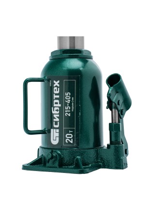 Домкрат гидравлический бутылочный, 20 т, 215-405 мм Сибртех