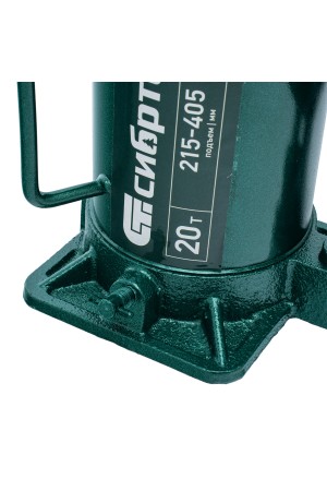 Домкрат гидравлический бутылочный, 20 т, 215-405 мм Сибртех