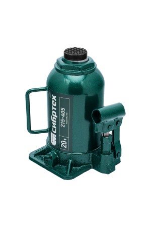 Домкрат гидравлический бутылочный, 20 т, 215-405 мм Сибртех