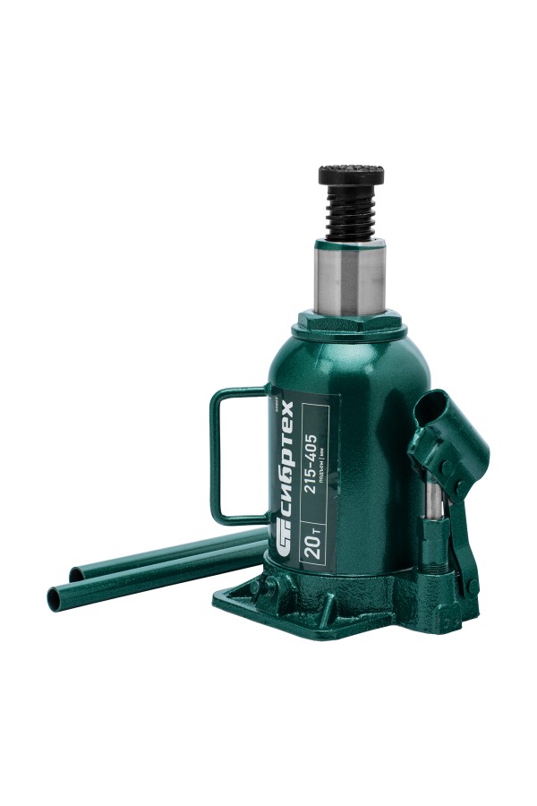 Домкрат гидравлический бутылочный, 20 т, 215-405 мм Сибртех