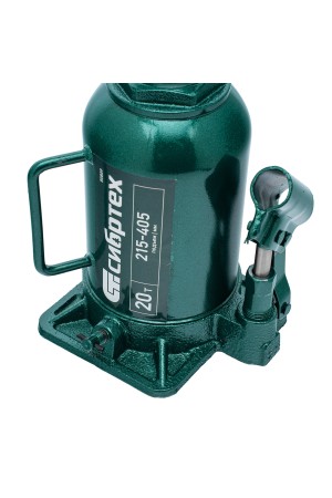 Домкрат гидравлический бутылочный, 20 т, 215-405 мм Сибртех