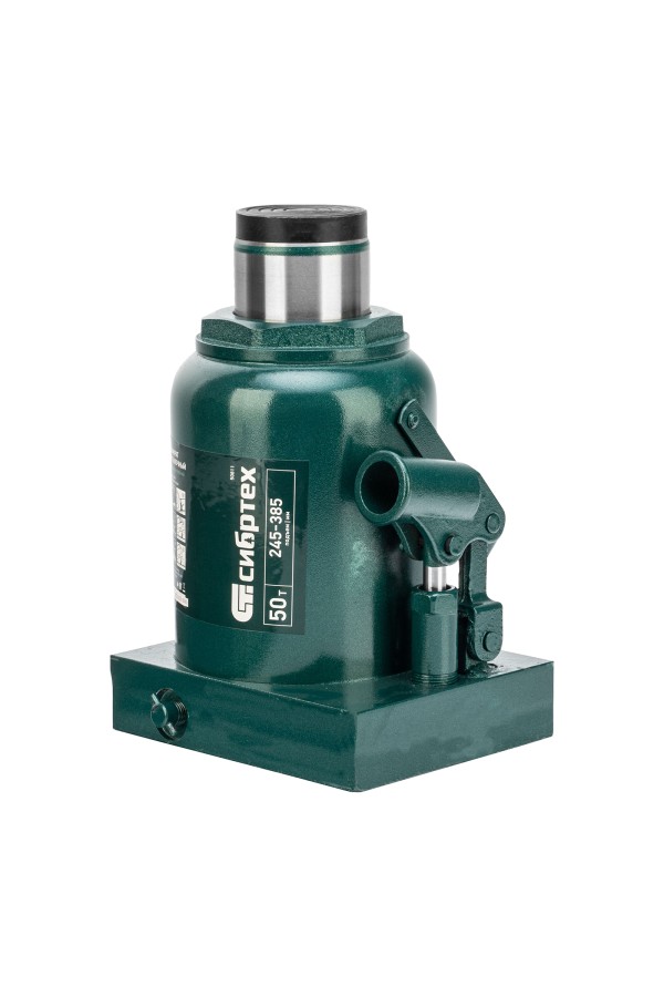 Домкрат гидравлический бутылочный, 50 т, 245-385 мм Сибртех