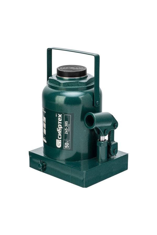 Домкрат гидравлический бутылочный, 50 т, 245-385 мм Сибртех