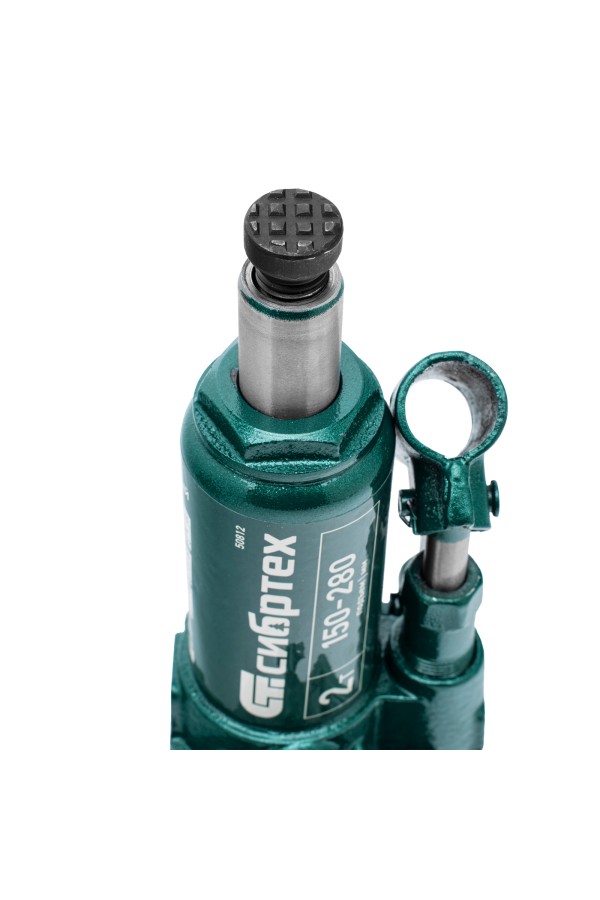 Домкрат гидравлический бутылочный, 2 т, 150-280 мм, в пласт. кейсе Сибртех