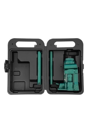 Домкрат гидравлический бутылочный, 2 т, 150-280 мм, в пласт. кейсе Сибртех