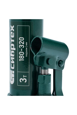 Домкрат гидравлический бутылочный, 3 т, 180-320 мм, в пласт. кейсе Сибртех