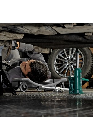 Домкрат гидравлический бутылочный, 3 т, 180-320 мм, в пласт. кейсе Сибртех