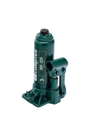 Домкрат гидравлический бутылочный, 3 т, 180-320 мм, в пласт. кейсе Сибртех