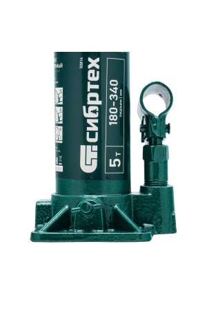 Домкрат гидравлический бутылочный, 5 т, 180-340 мм, в пласт. кейсе Сибртех