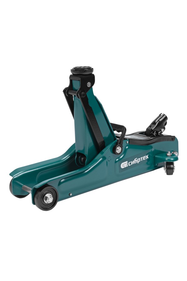 Домкрат гидравлический подкатной, 2 т, 85-330 мм, низкий подхват Сибртех