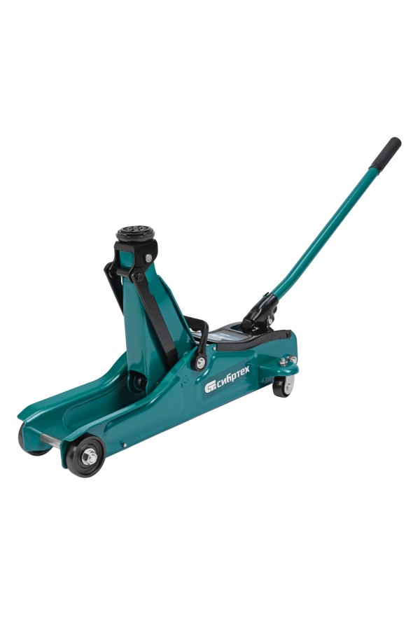 Домкрат гидравлический подкатной, 2 т, 85-330 мм, низкий подхват Сибртех