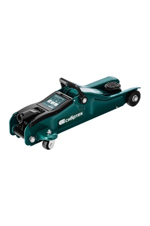 Домкрат гидравлический подкатной, 2 т, 85-330 мм, низкий подхват, в пласт. кейсе Сибртех