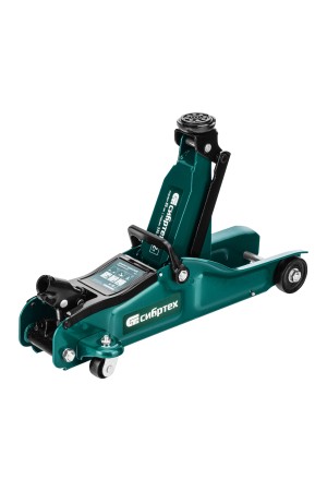 Домкрат гидравлический подкатной, 2 т, 85-330 мм, низкий подхват, в пласт. кейсе Сибртех