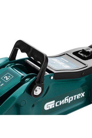 Домкрат гидравлический подкатной, 2 т, 85-330 мм, низкий подхват, в пласт. кейсе Сибртех