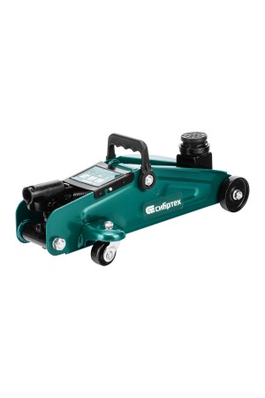 Домкрат гидравлический подкатной, 2 т, 127-330 мм, в пласт. кейсе Сибртех