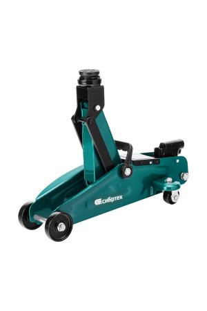 Домкрат гидравлический подкатной, 2 т, 127-330 мм, в пласт. кейсе Сибртех