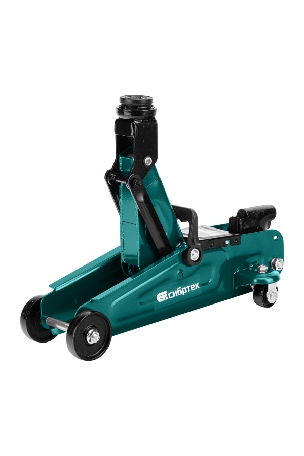 Домкрат гидравлический подкатной, 2 т, 135-320 мм, в пласт. кейсе Сибртех