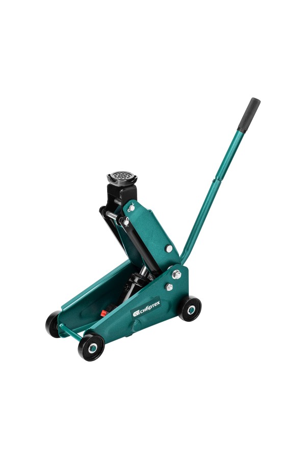 Домкрат гидравлический подкатной, 2,5 т, 148-387 мм, в пласт. кейсе Сибртех