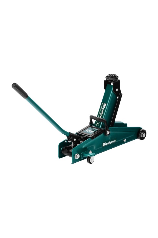 Домкрат гидравлический подкатной, 3 т, 135-400 мм Сибртех