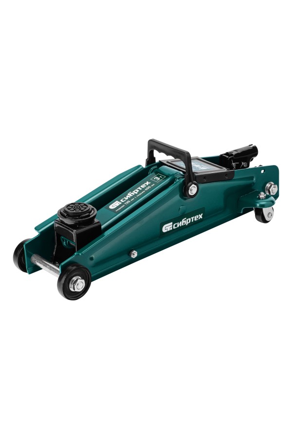 Домкрат гидравлический подкатной, 3 т, 135-400 мм Сибртех