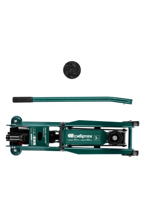 Домкрат гидравлический подкатной, 3 т, 192-532 мм, SUV Сибртех