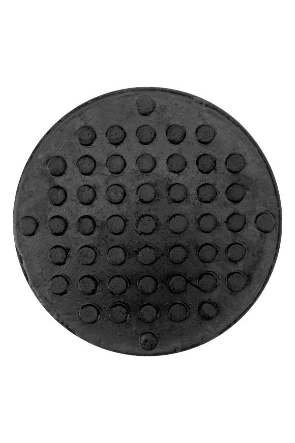 Резиновая опора для подкатного домкрата универсальная, D 72 мм, D 50, H 35 мм Matrix