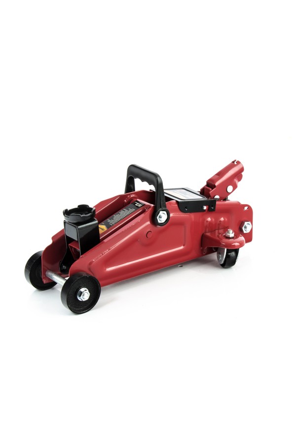 Домкрат гидравлический подкатной, 2 т, h подъема 140-285 мм, в пластиковом кейсе, compact Sparta