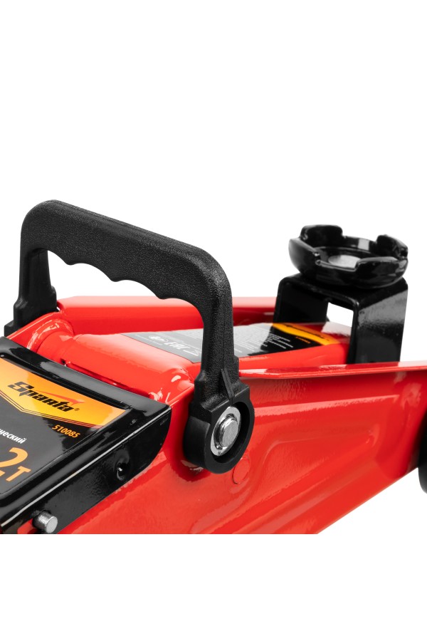 Домкрат гидравлический подкатной, 2 т, h подъема 125-300 мм, в пластиковом кейсе Sparta