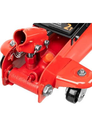 Домкрат гидравлический подкатной, 2 т, h подъема 125-300 мм, в пластиковом кейсе Sparta