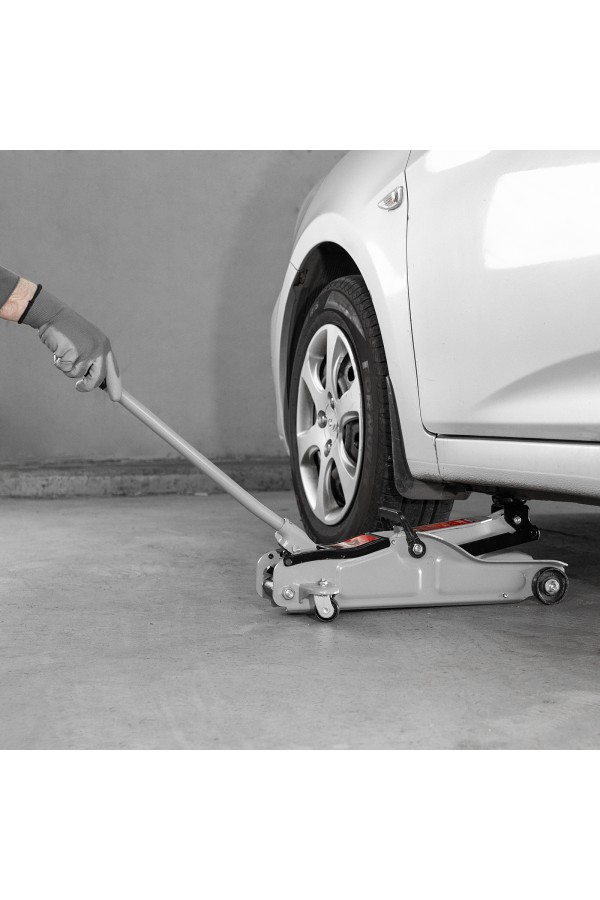 Домкрат гидравлический подкатной 2 т в пластиковом кейсе 85-330 мм. Low Profile Matrix