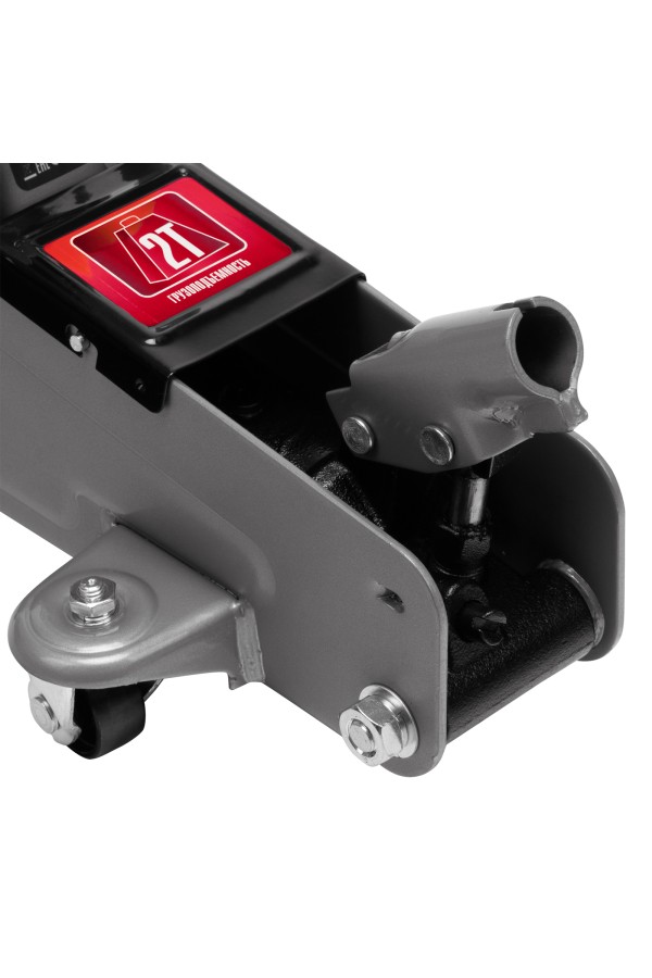 Домкрат гидравлический подкатной, 2 т, высота подъема 135-385 мм, в пластиковый кейсе Matrix