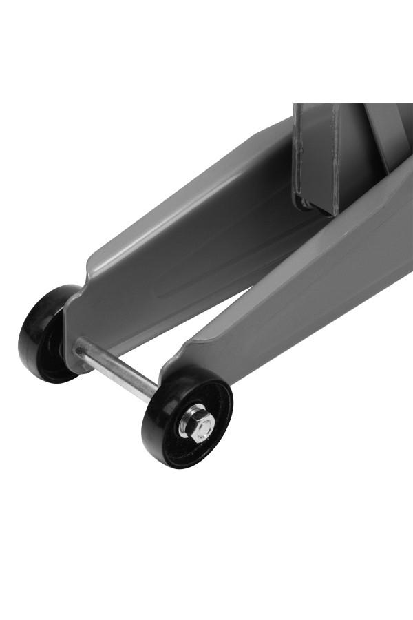 Домкрат гидравлический подкатной, 2 т, высота подъема 135-385 мм, в пластиковый кейсе Matrix