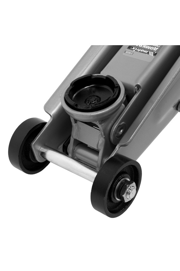 Домкрат гидравлический подкатный, 3 т, высота подъема 130-410 мм Matrix