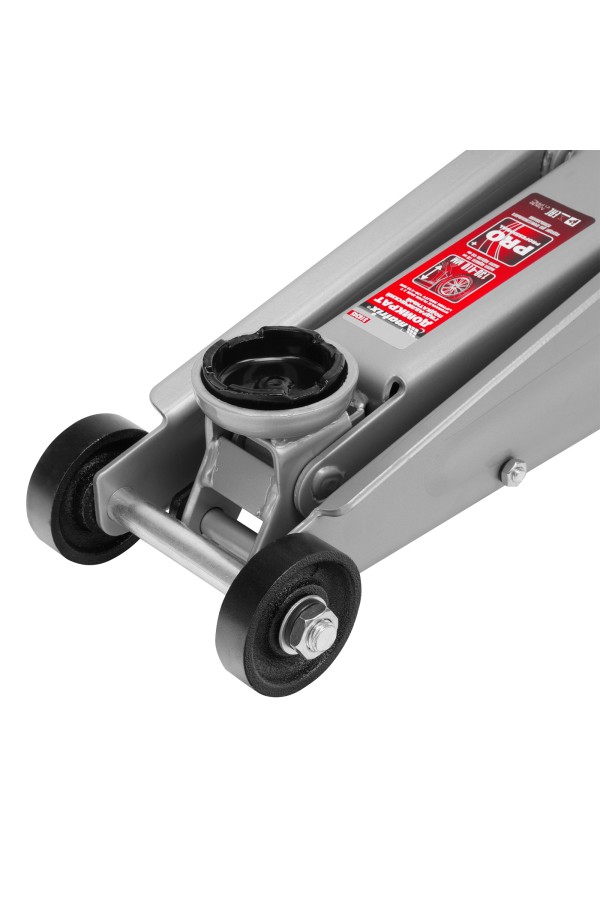 Домкрат гидравлический подкатной, 3 т, высота подъема 130-410 мм, поворотная ручка Matrix