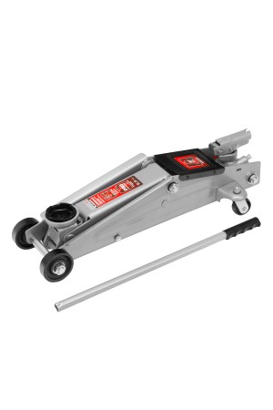Домкрат гидравлический подкатной, 3 т, высота подъема 130-410 мм, поворотная ручка Matrix