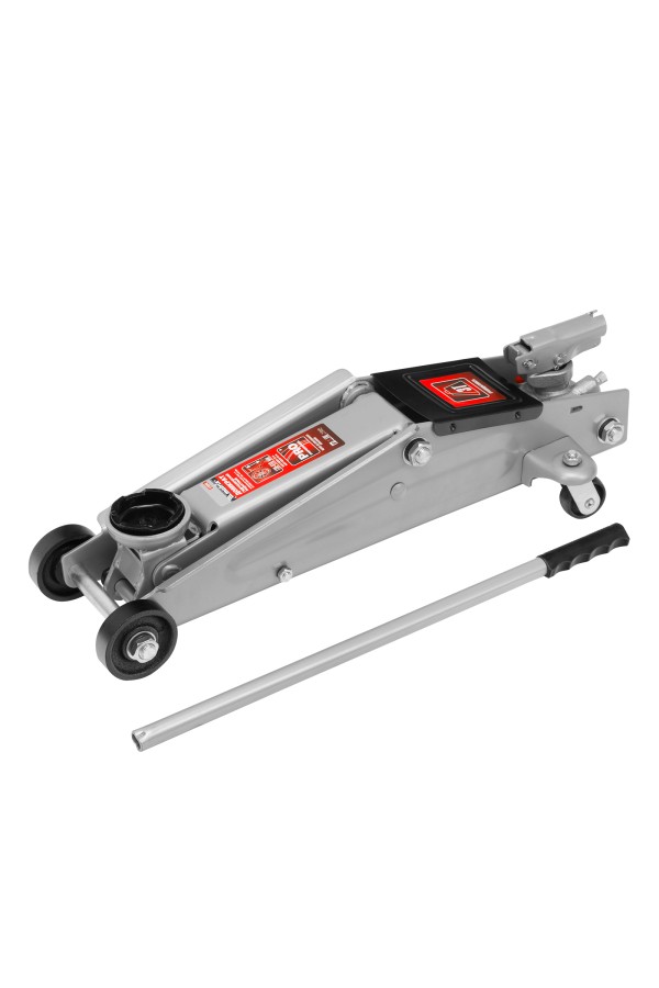 Домкрат гидравлический подкатной, 3 т, высота подъема 130-410 мм, поворотная ручка Matrix