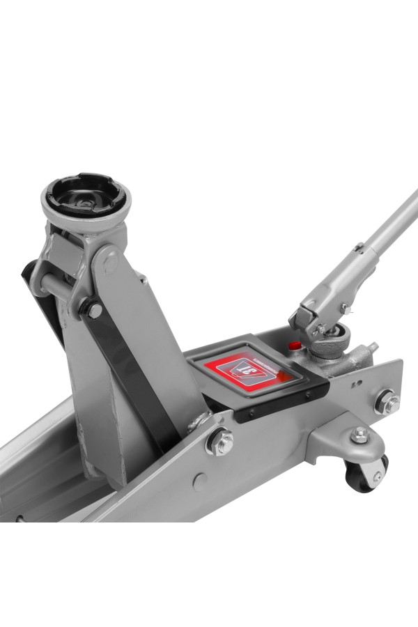 Домкрат гидравлический подкатной, 3 т, высота подъема 130-410 мм, поворотная ручка Matrix