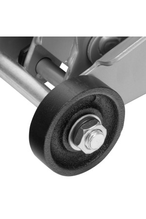 Домкрат гидравлический подкатной, 3 т, высота подъема 130-410 мм, поворотная ручка Matrix