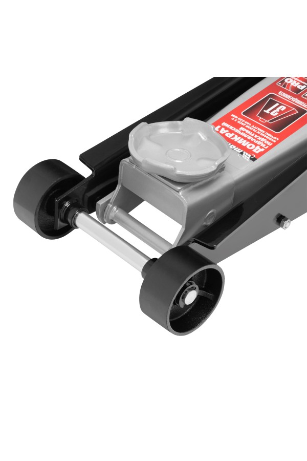 Домкрат гидравлический подкатной, 3 т, высота подъема 140-520 мм Matrix